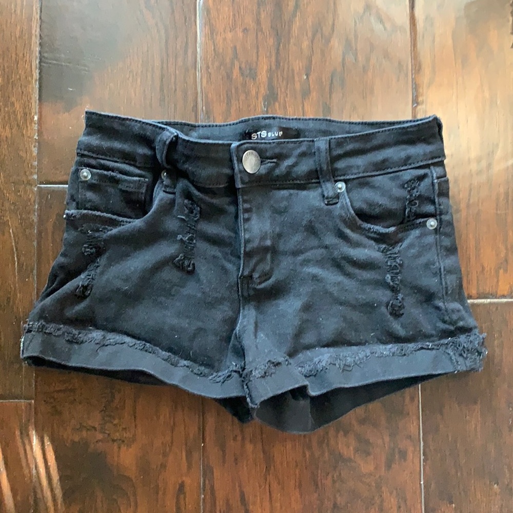 Black Denim shorts from STS Blue